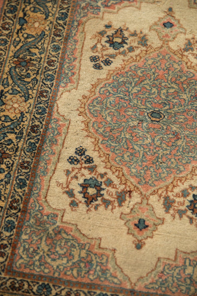 2x2.5 Vintage Tabriz Square Rug Mat by Old New House® - product image 7 for Resin Society