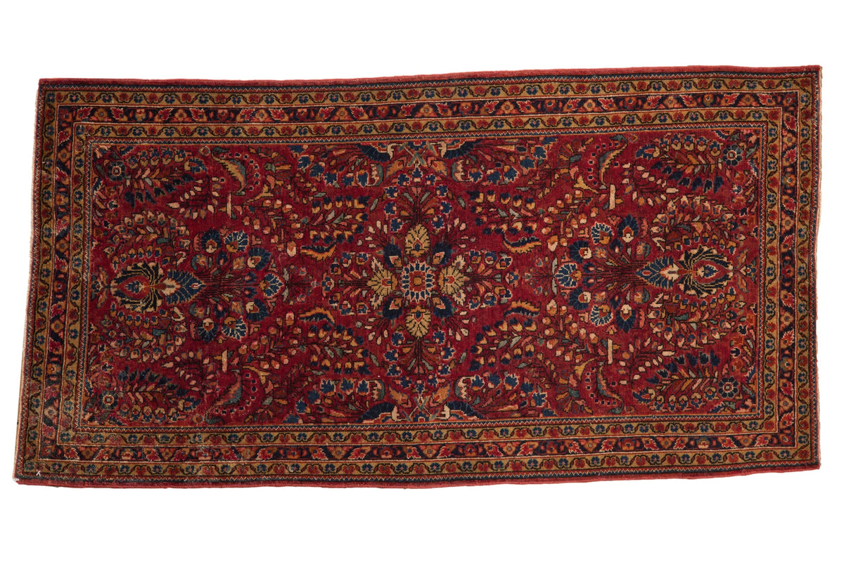 2.5x5 Vintage Sarouk Rug Runner by Old New House® - main product image for Resin Society