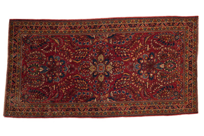 2.5x5 Vintage Sarouk Rug Runner by Old New House® - main product image for Resin Society