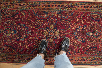 2.5x5 Vintage Sarouk Rug Runner by Old New House® - product image 2 for Resin Society
