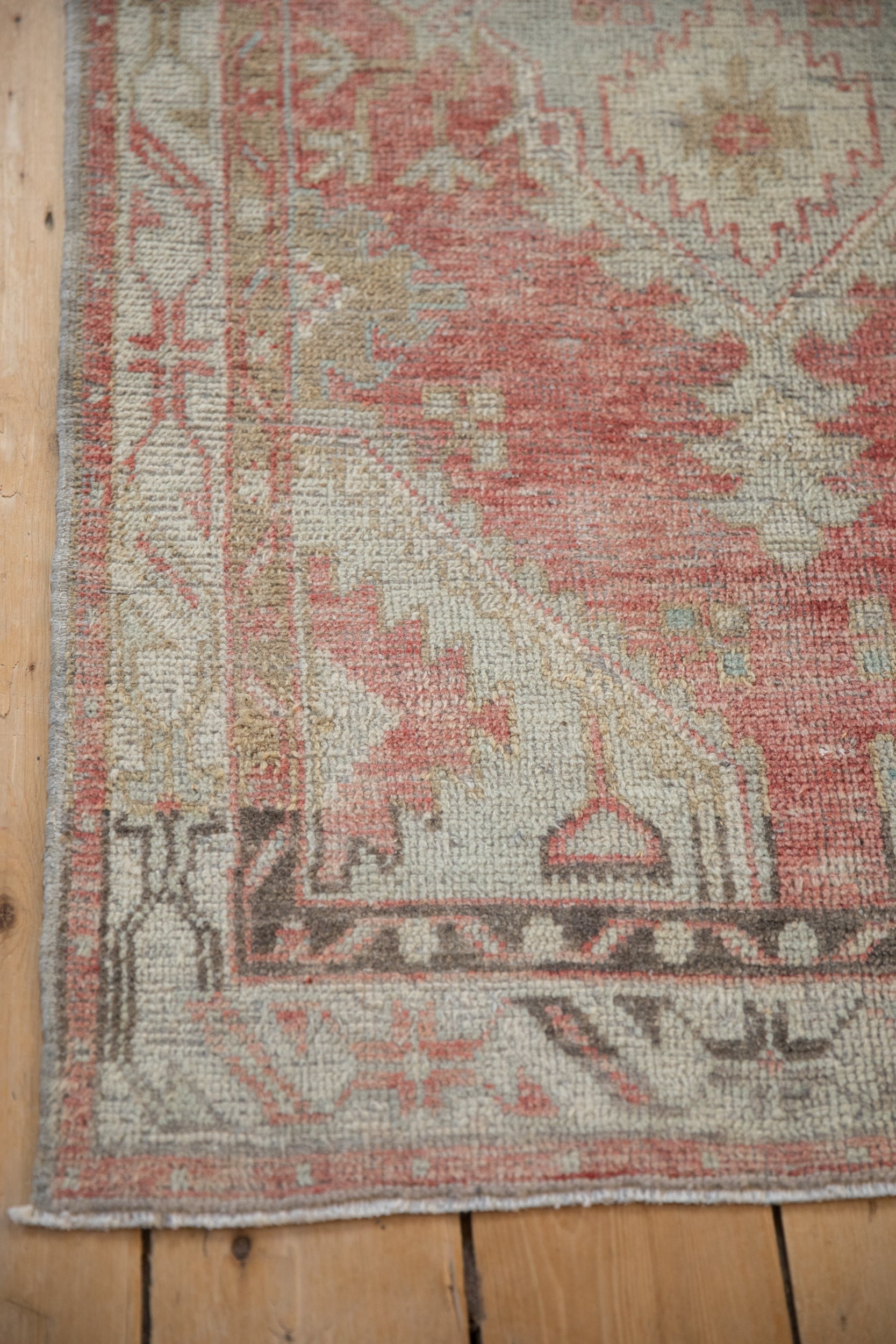 2.5x5 Vintage Distressed Oushak Rug Runner by Old New House® - product image 7 for Resin Society