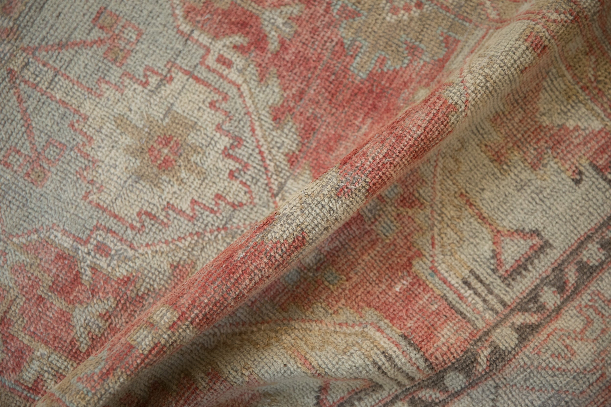2.5x5 Vintage Distressed Oushak Rug Runner by Old New House® - product image 10 for Resin Society