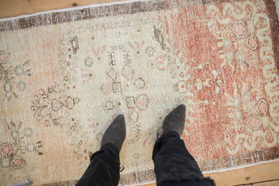 2.5x5 Vintage Distressed Oushak Rug Runner by Old New House® - product image 2 for Resin Society