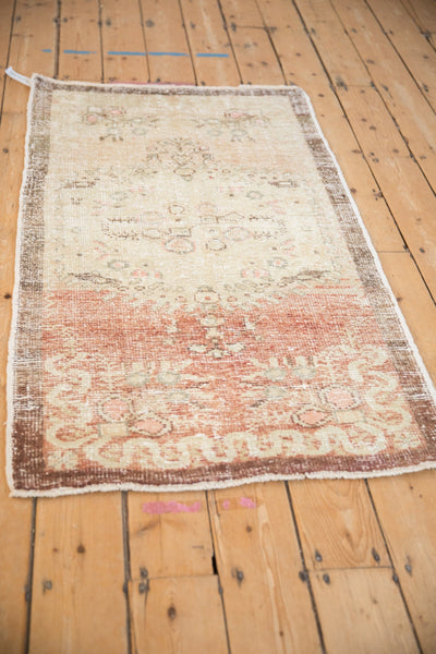 2.5x5 Vintage Distressed Oushak Rug Runner by Old New House® - product image 4 for Resin Society