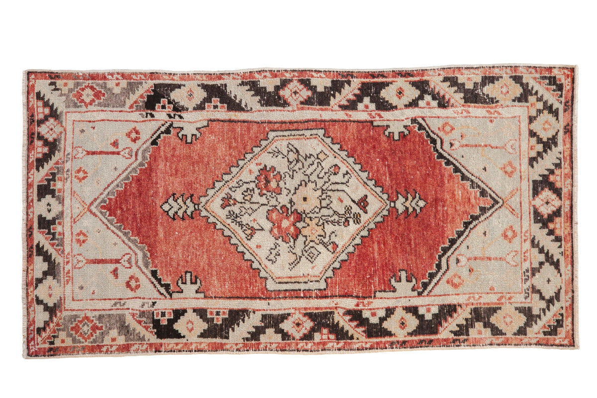 2.5x5 Vintage Distressed Oushak Rug Runner by Old New House® - main product image for Resin Society