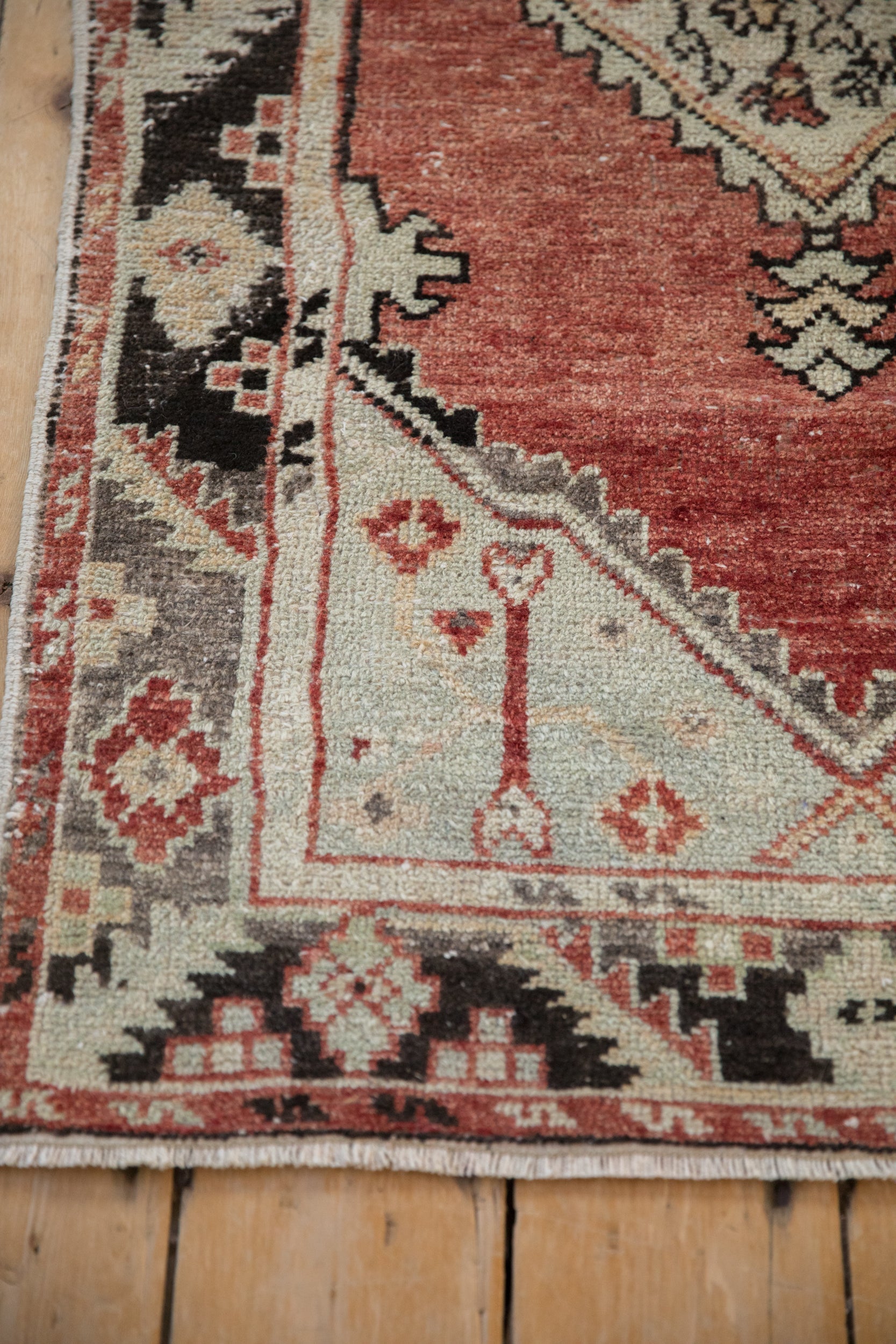 2.5x5 Vintage Distressed Oushak Rug Runner by Old New House® - product image 7 for Resin Society