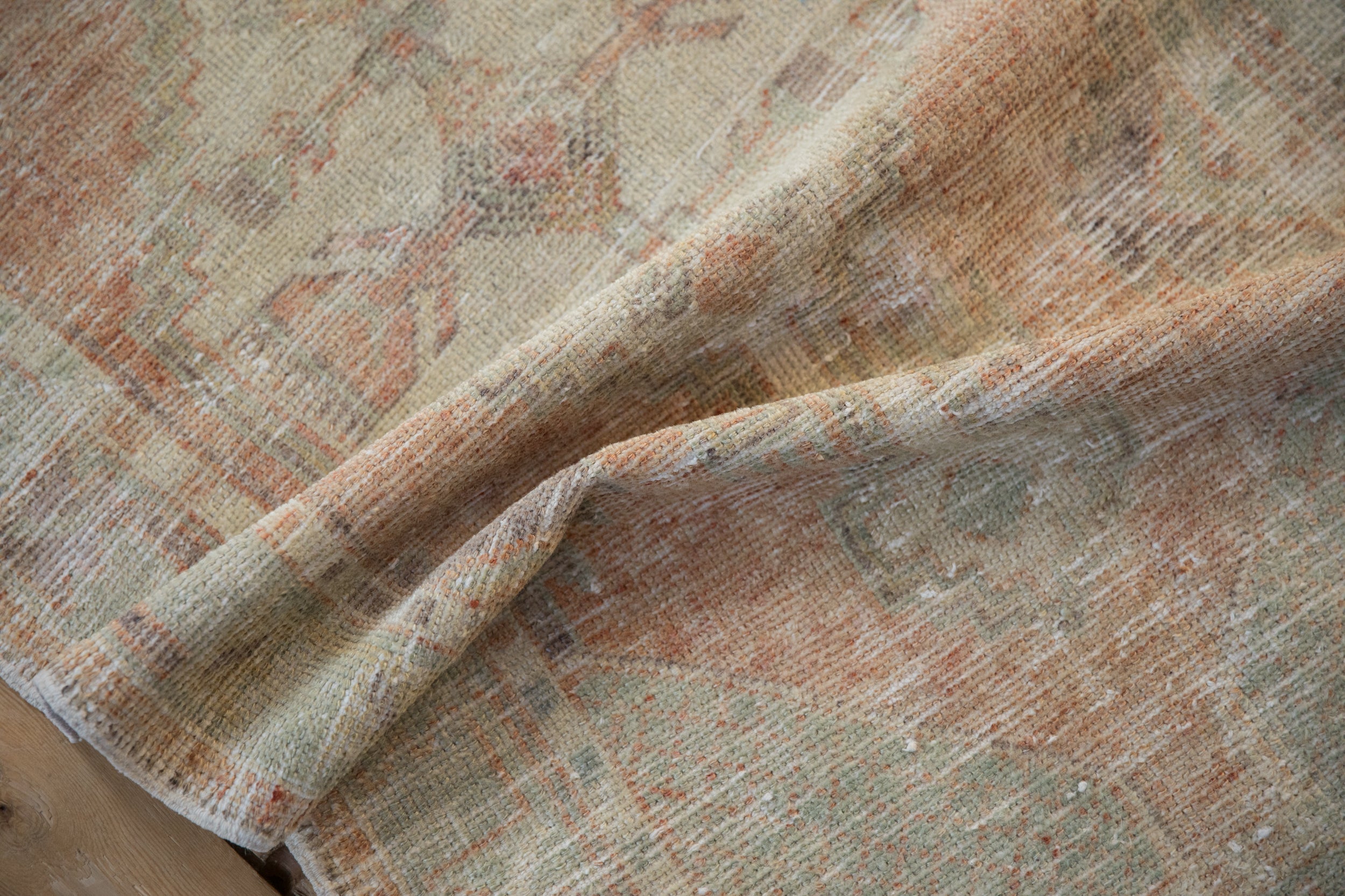 2.5x5 Vintage Distressed Oushak Rug Runner by Old New House® - product image 9 for Resin Society