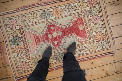 2.5x4 Vintage Distressed Oushak Rug by Old New House® - product image 2 for Resin Society