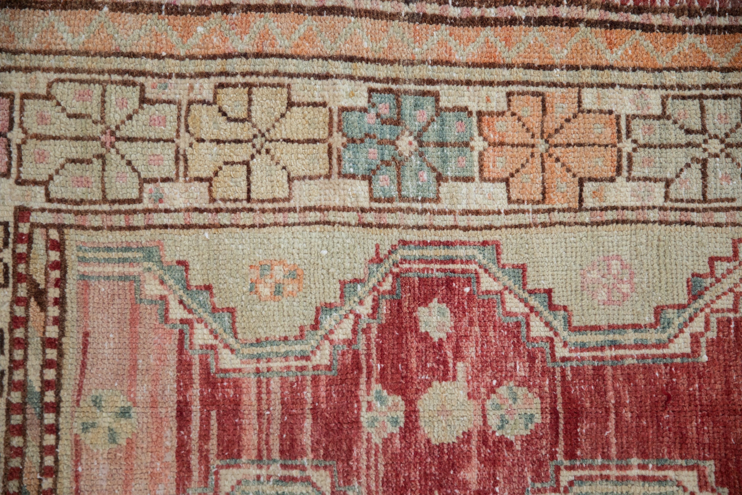 2.5x4 Vintage Distressed Oushak Rug by Old New House® - product image 3 for Resin Society