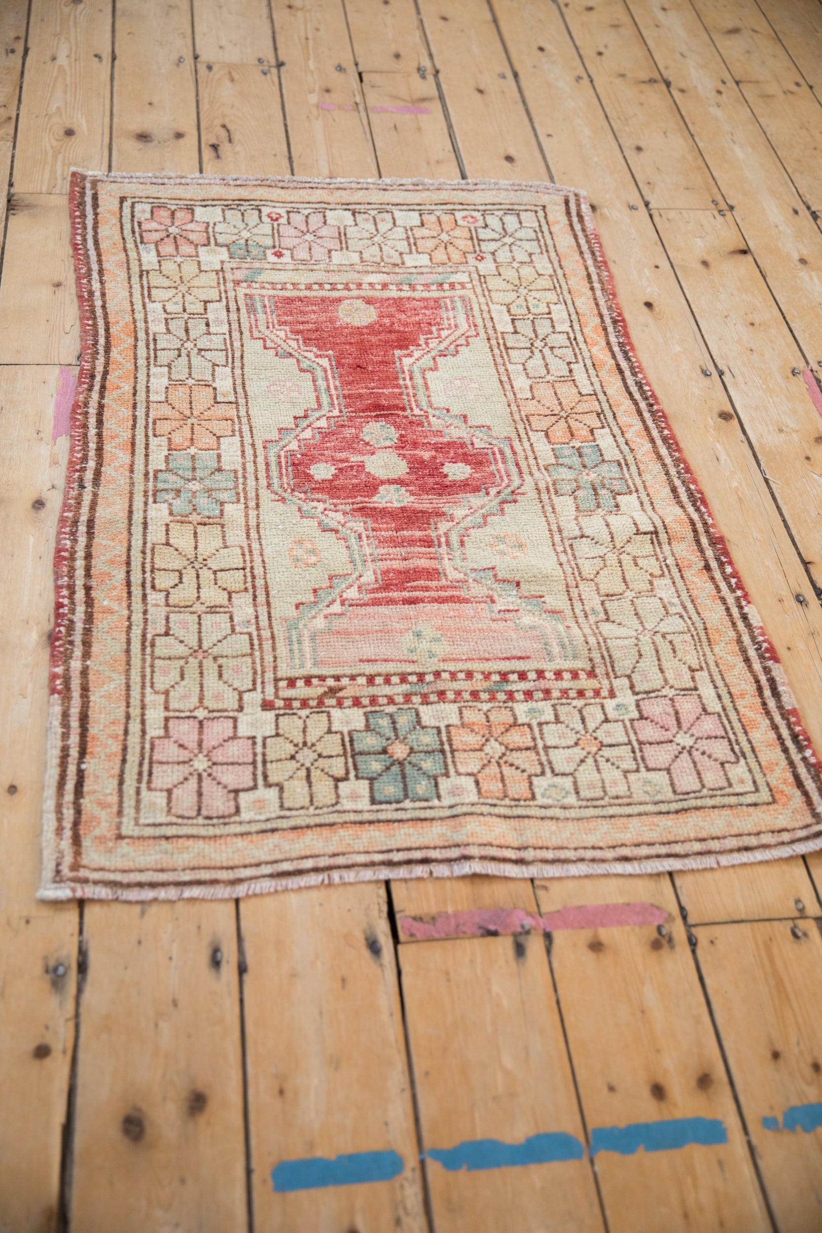 2.5x4 Vintage Distressed Oushak Rug by Old New House® - product image 6 for Resin Society