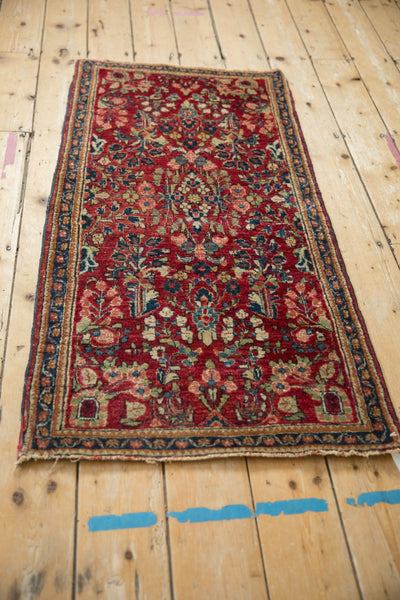 2x4.5 Vintage Fine American Sarouk Rug Runner by Old New House® - product image 6 for Resin Society