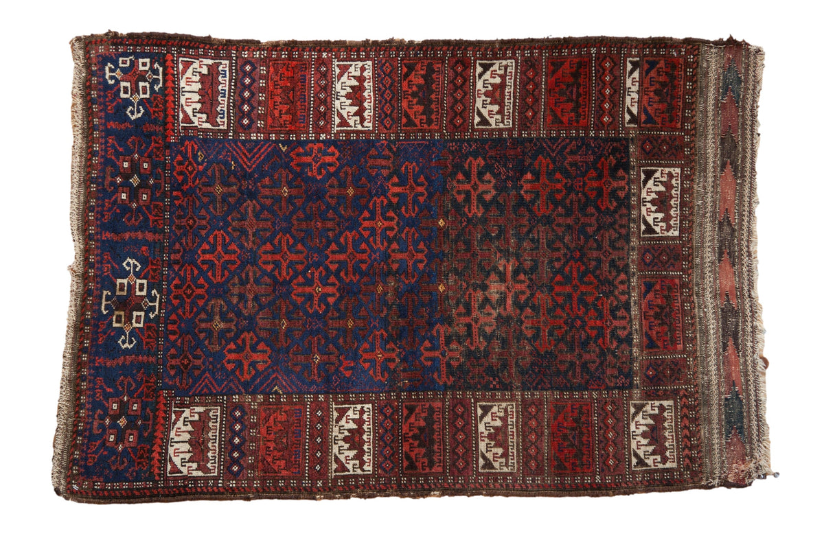 3x4.5 Antique Belouch Rug by Old New House® - main product image for Resin Society