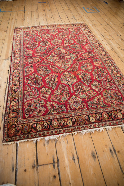 4x6.5 Vintage German Sarouk Rug