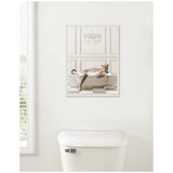 Sylvie Cheetah Traditional Chandelier Bath Framed Canvas by Amy Peterson