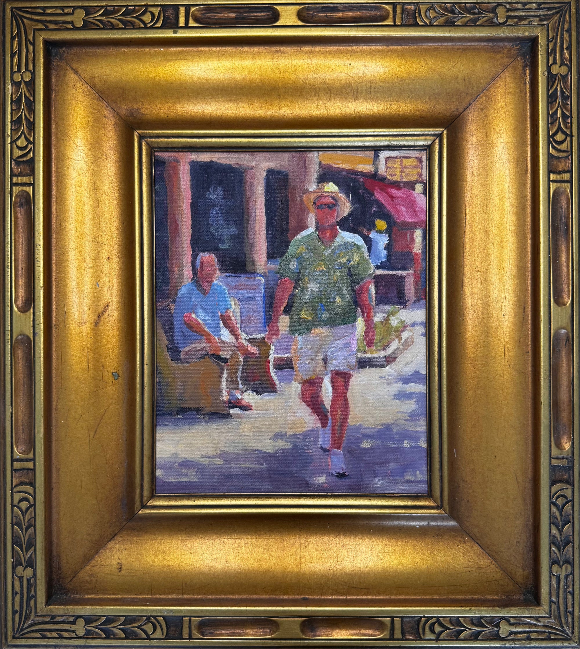 One Hundred and Twenty Three artwork by John Beard Collection, 15x17 board in gold frame
