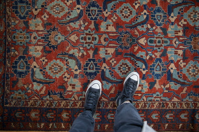 4.5x6 Antique Fine Malayer Rug by Old New House® - product image 2 for Resin Society
