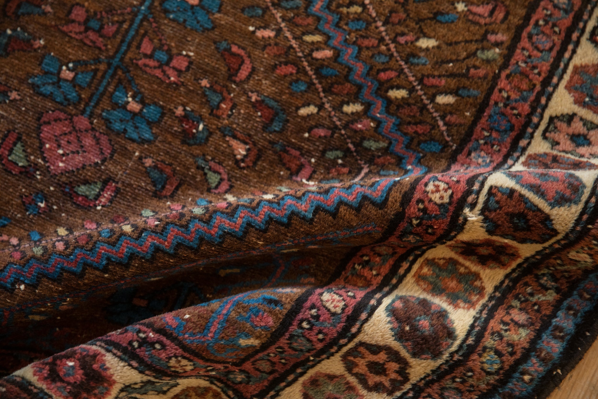 3.5x6.5 Vintage Kurdish Hamadan Rug by Old New House® - product image 12 for Resin Society