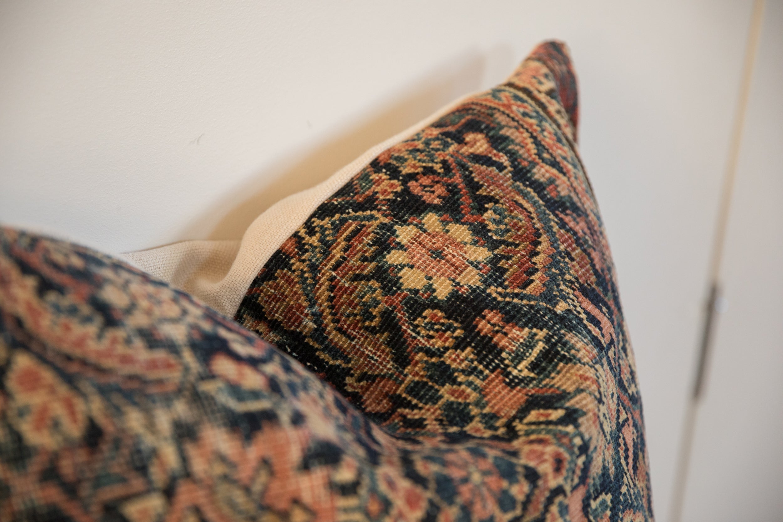 XL Vintage Rug Fragment Pillow 24x24