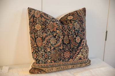 XL Vintage Rug Fragment Pillow 24x24