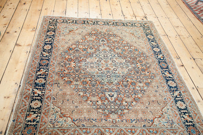 4x6 Fine Antique Tabriz Area Rug by Old New House® - product image 3 for Resin Society