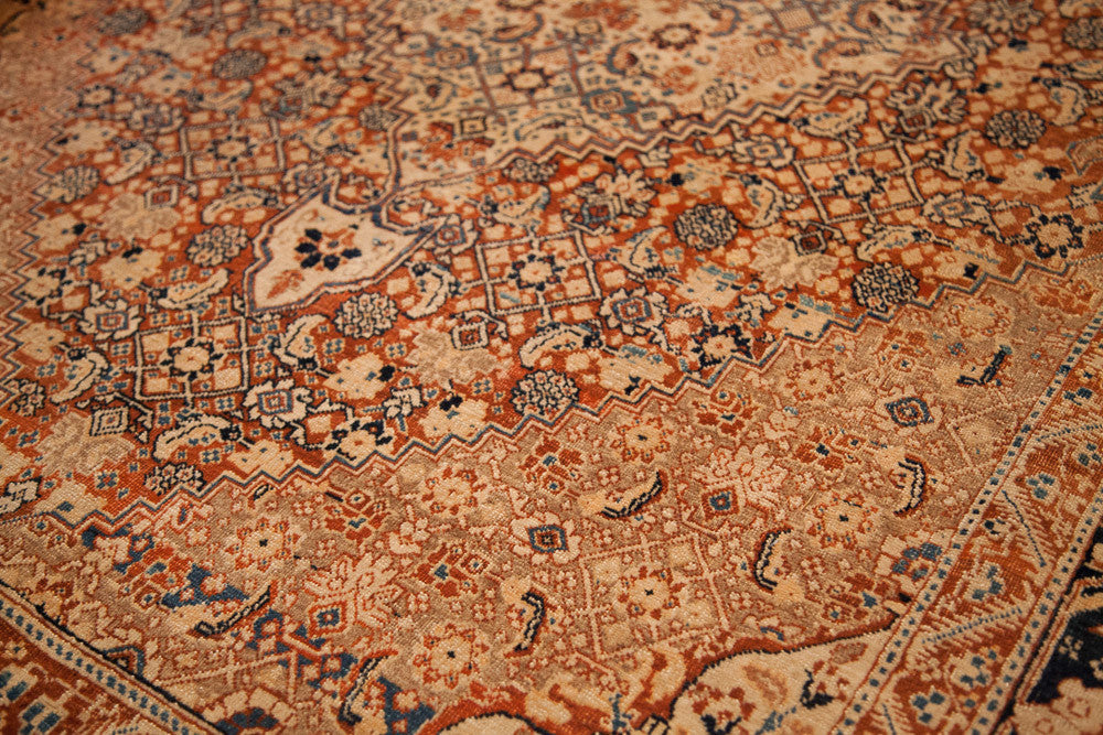 4x6 Fine Antique Tabriz Area Rug by Old New House® - product image 9 for Resin Society