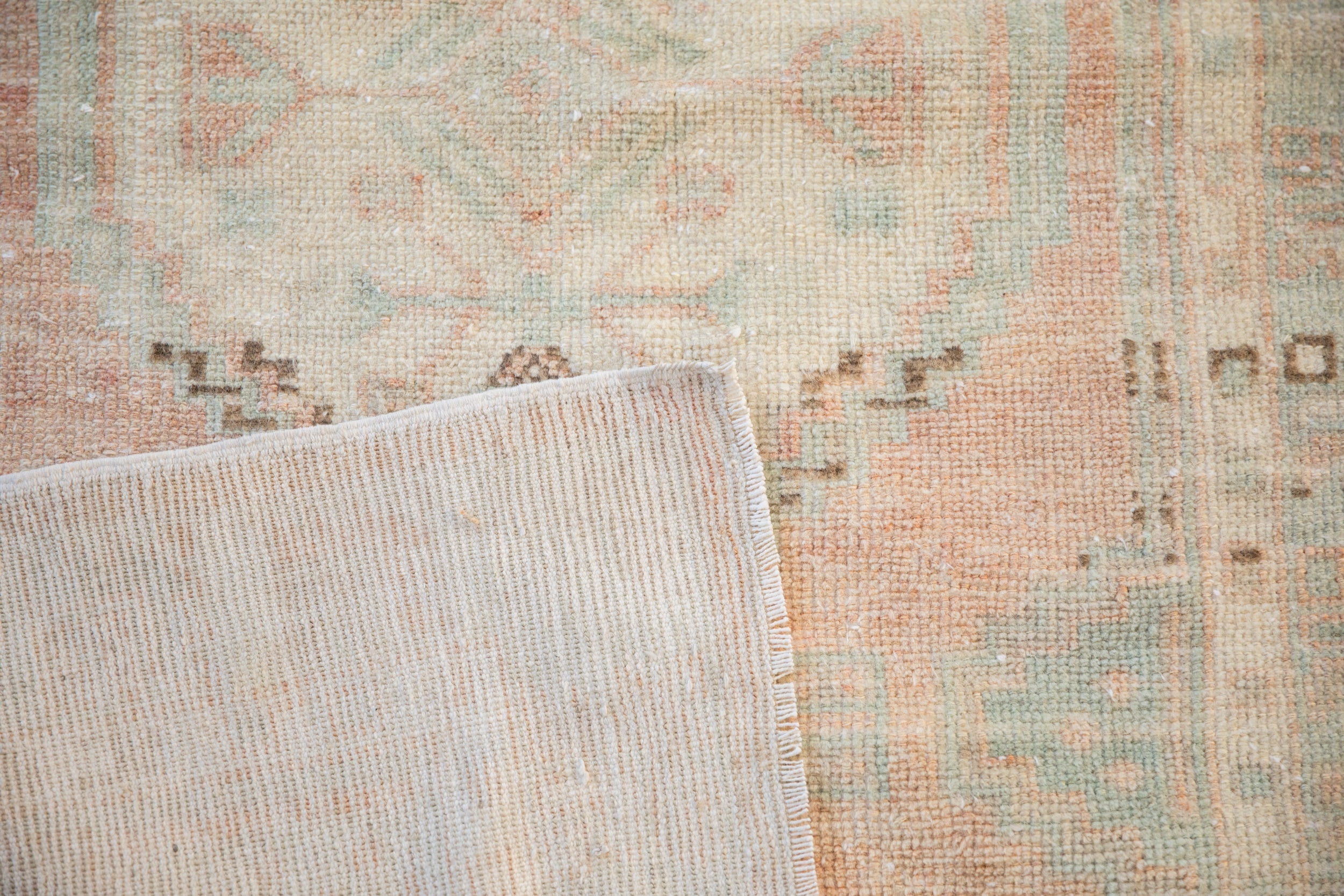 2.5x4.5 Vintage Distressed Oushak Rug by Old New House® - product image 9 for Resin Society