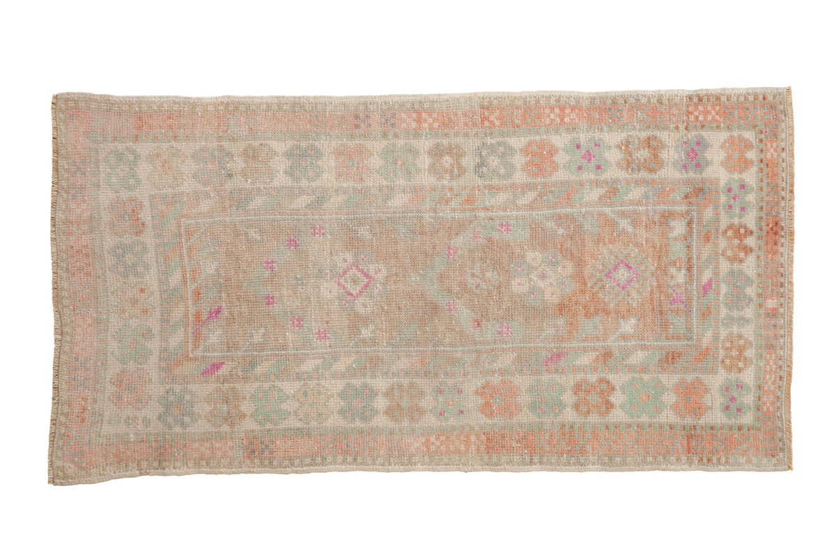 2.5x4.5 Vintage Distressed Oushak Rug by Old New House® - main product image for Resin Society