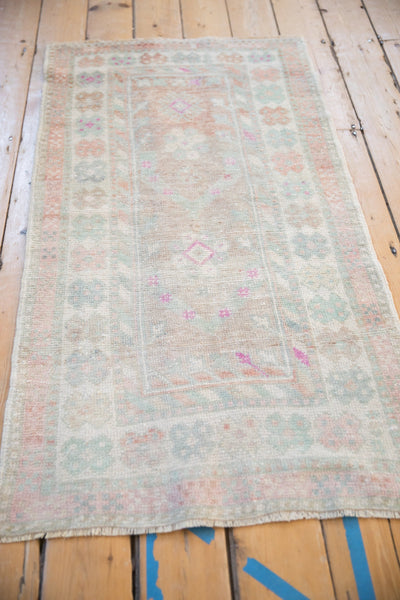 2.5x4.5 Vintage Distressed Oushak Rug by Old New House® - product image 6 for Resin Society