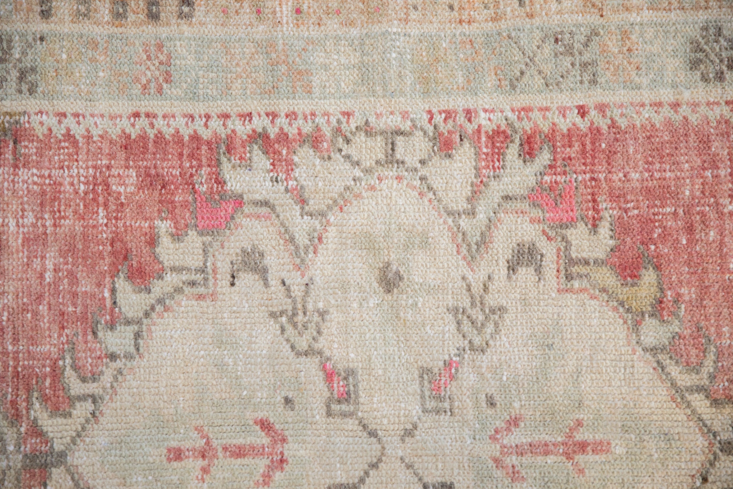 2.5x5 Vintage Distressed Oushak Rug Runner by Old New House® - product image 3 for Resin Society