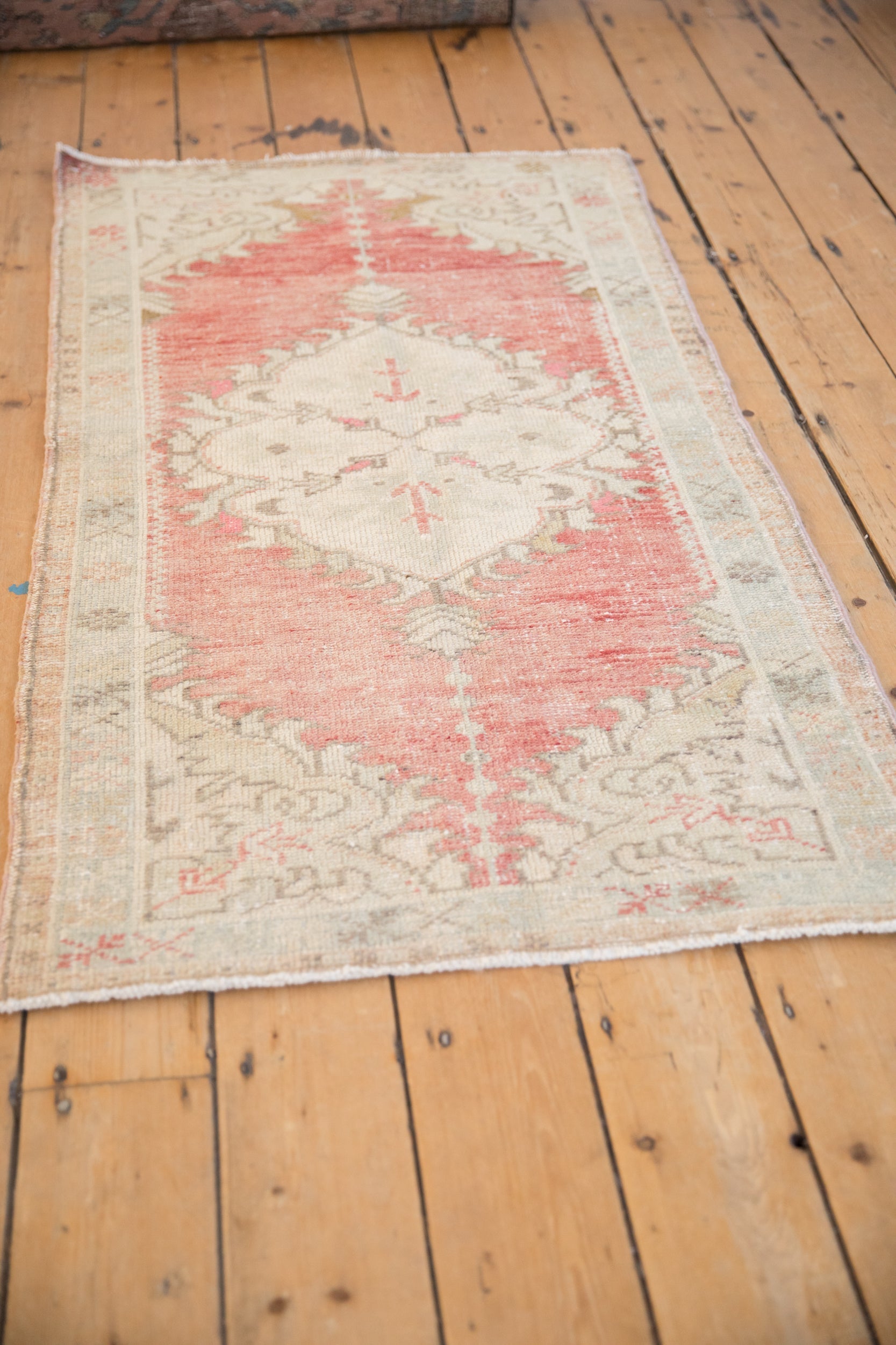 2.5x5 Vintage Distressed Oushak Rug Runner by Old New House® - product image 4 for Resin Society