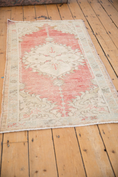 2.5x5 Vintage Distressed Oushak Rug Runner by Old New House® - product image 4 for Resin Society