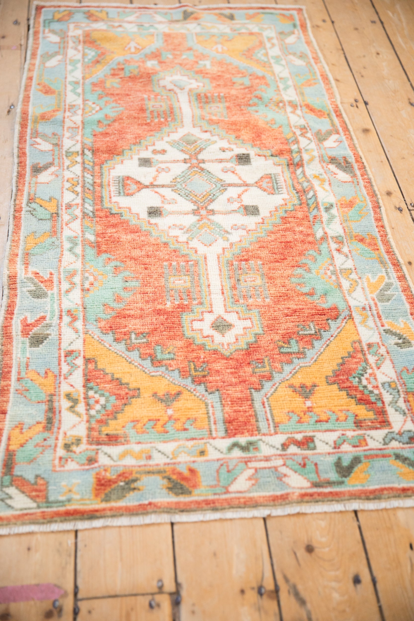 2.5x5.5 Vintage Oushak Rug Runner by Old New House® - product image 12 for Resin Society