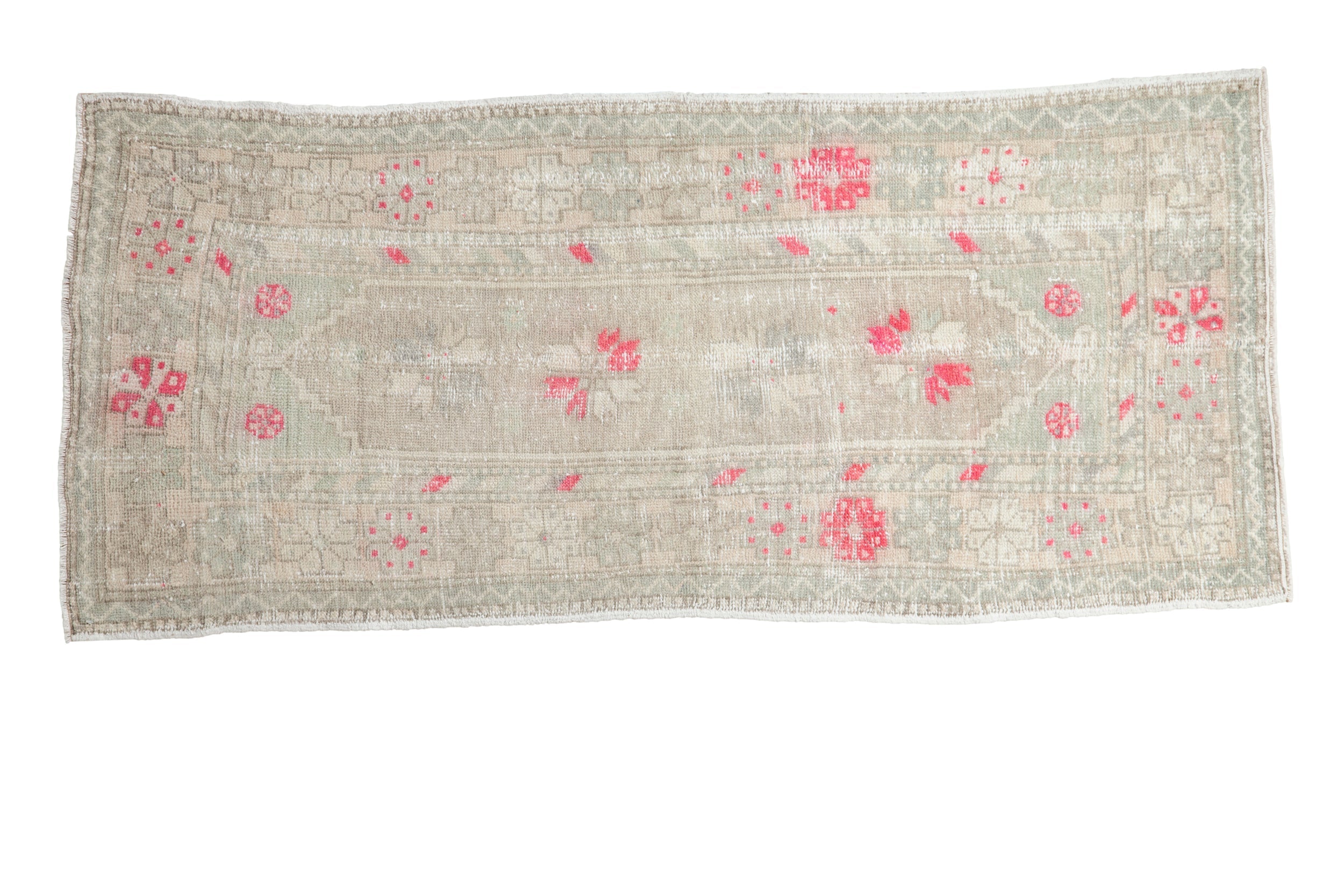 2.5x6 Vintage Distressed Oushak Rug Runner by Old New House® - main product image for Resin Society
