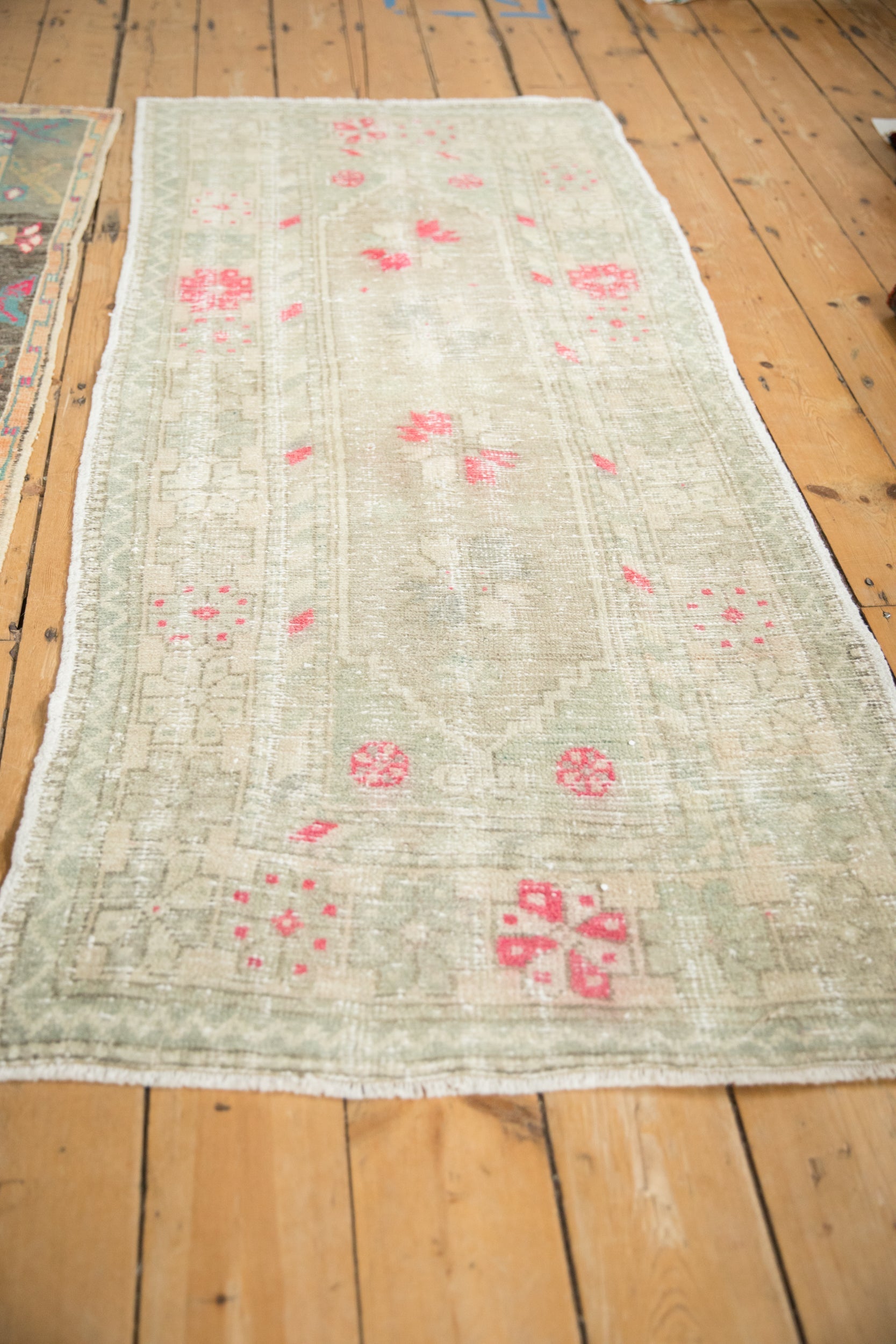 2.5x6 Vintage Distressed Oushak Rug Runner by Old New House® - product image 4 for Resin Society