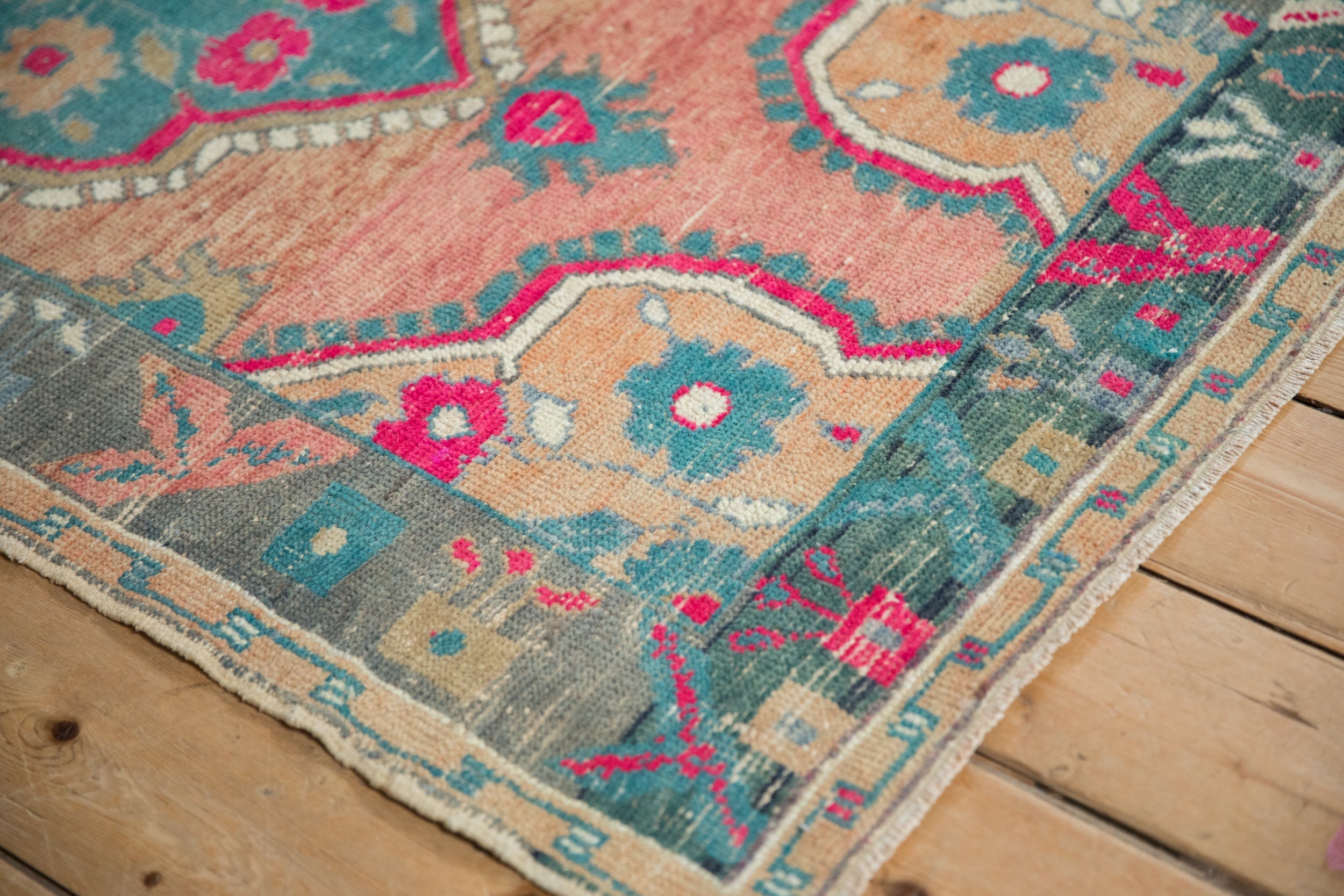 3x5.5 Vintage Distressed Oushak Rug by Old New House® - product image 4 for Resin Society