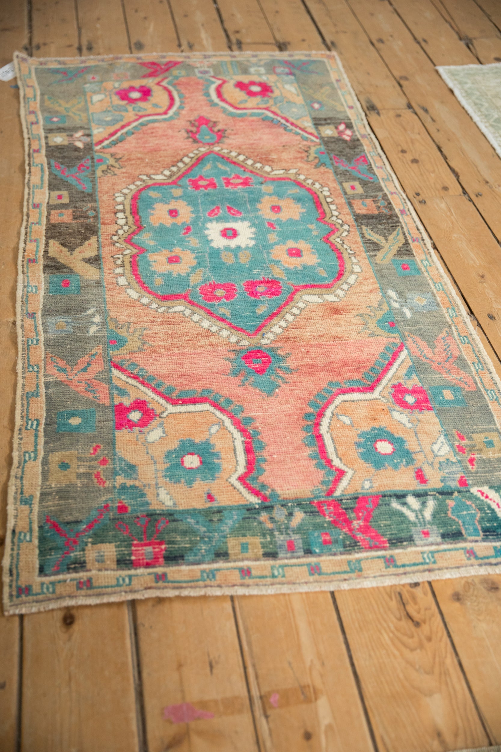 3x5.5 Vintage Distressed Oushak Rug by Old New House® - product image 5 for Resin Society