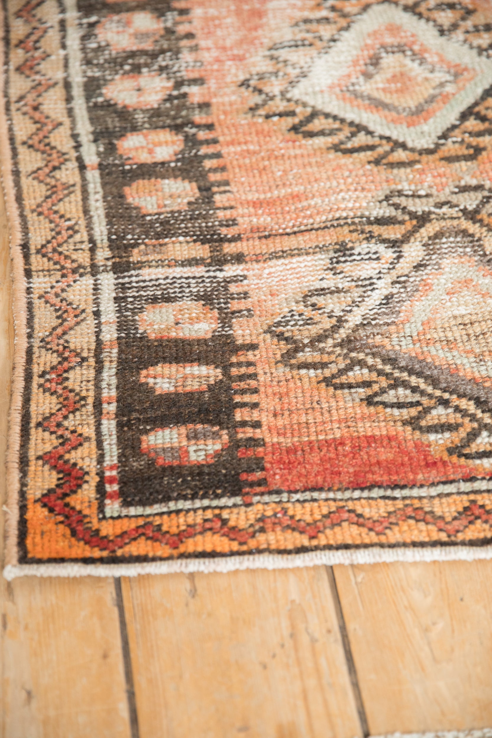 2x4.5 Vintage Distressed Oushak Rug Runner by Old New House® - product image 5 for Resin Society