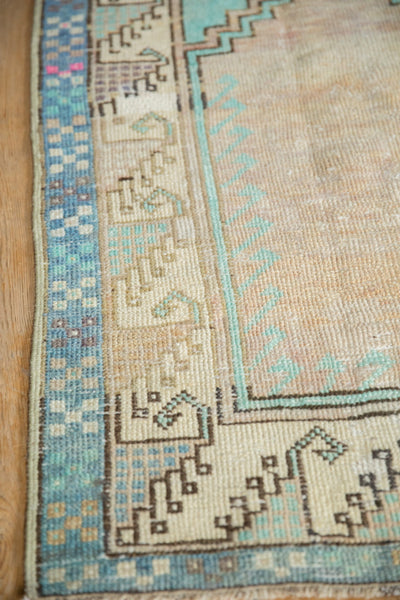 2.5x3.5 Vintage Distressed Oushak Rug