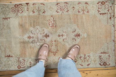 2.5x4 Vintage Distressed Oushak Rug by Old New House® - product image 2 for Resin Society