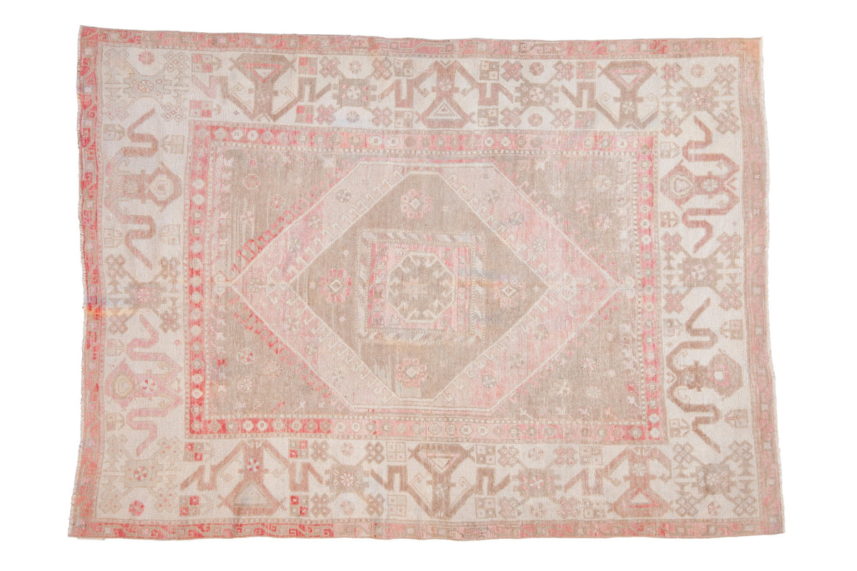 5.5x8 Vintage Distressed Oushak Carpet by Old New House® - main product image for Resin Society