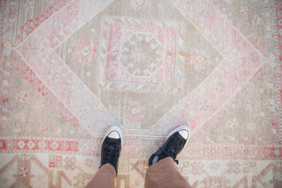 5.5x8 Vintage Distressed Oushak Carpet by Old New House® - product image 2 for Resin Society