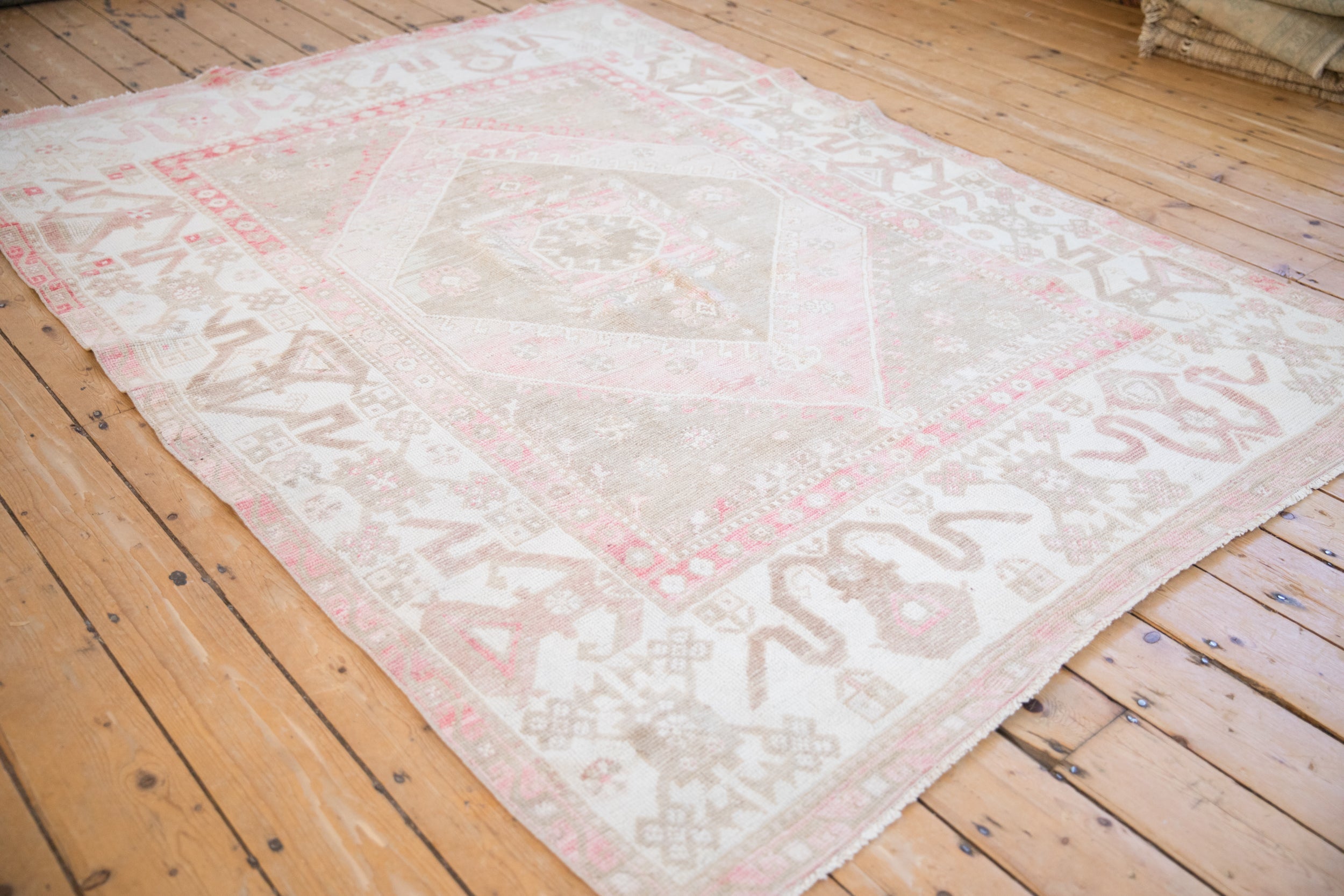 5.5x8 Vintage Distressed Oushak Carpet by Old New House® - product image 4 for Resin Society