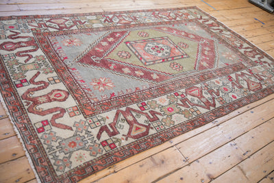 5.5x8.5 Vintage Distressed Oushak Carpet by Old New House® - product image 9 for Resin Society