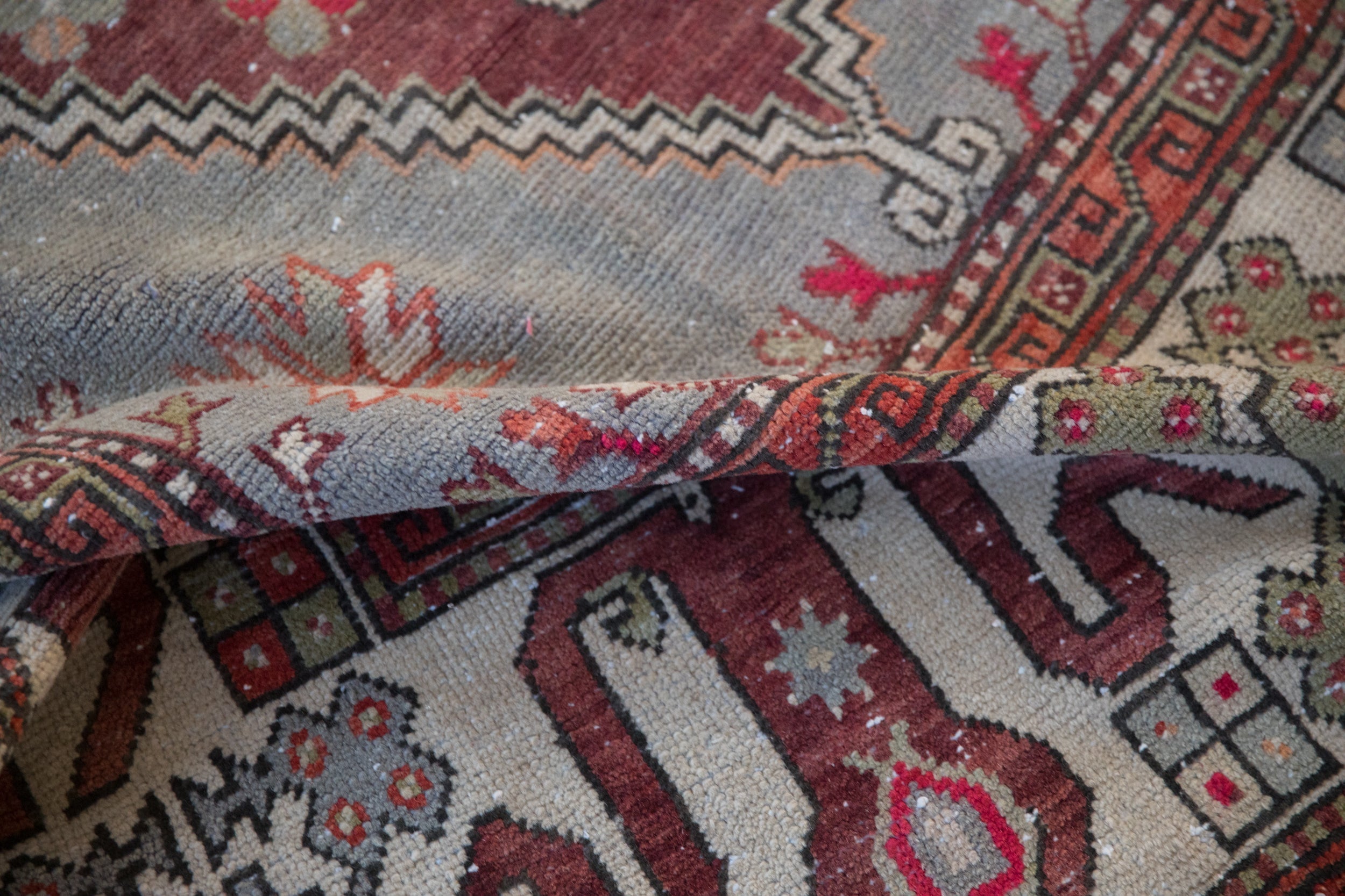 5.5x8.5 Vintage Distressed Oushak Carpet by Old New House® - product image 13 for Resin Society