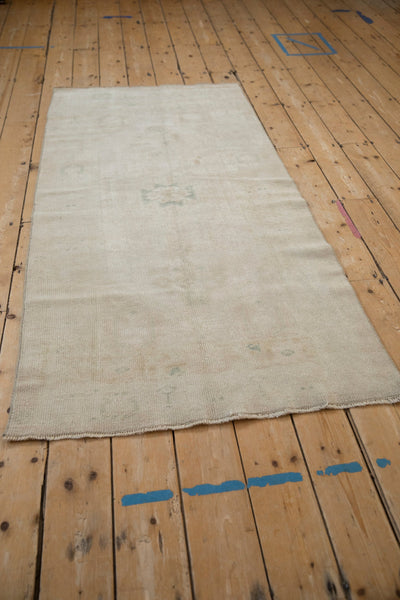 3x6.5 Vintage Distressed Oushak Rug Runner by Old New House® - product image 5 for Resin Society