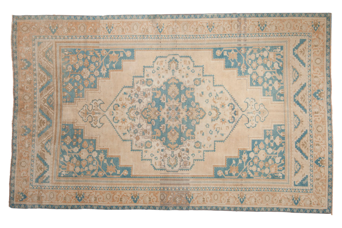 6x9.5 Vintage Distressed Oushak Carpet by Old New House® - main product image for Resin Society