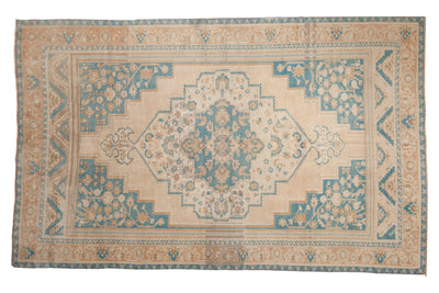 6x9.5 Vintage Distressed Oushak Carpet by Old New House® - main product image for Resin Society