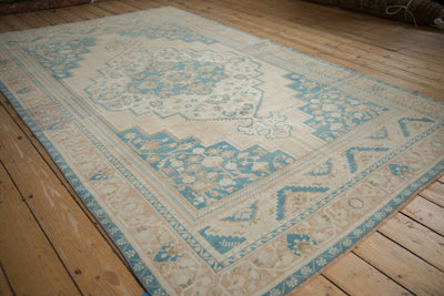 6x9.5 Vintage Distressed Oushak Carpet by Old New House® - product image 4 for Resin Society