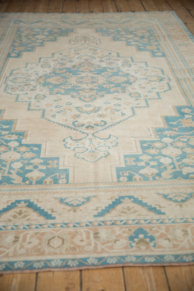 6x9.5 Vintage Distressed Oushak Carpet by Old New House® - product image 5 for Resin Society