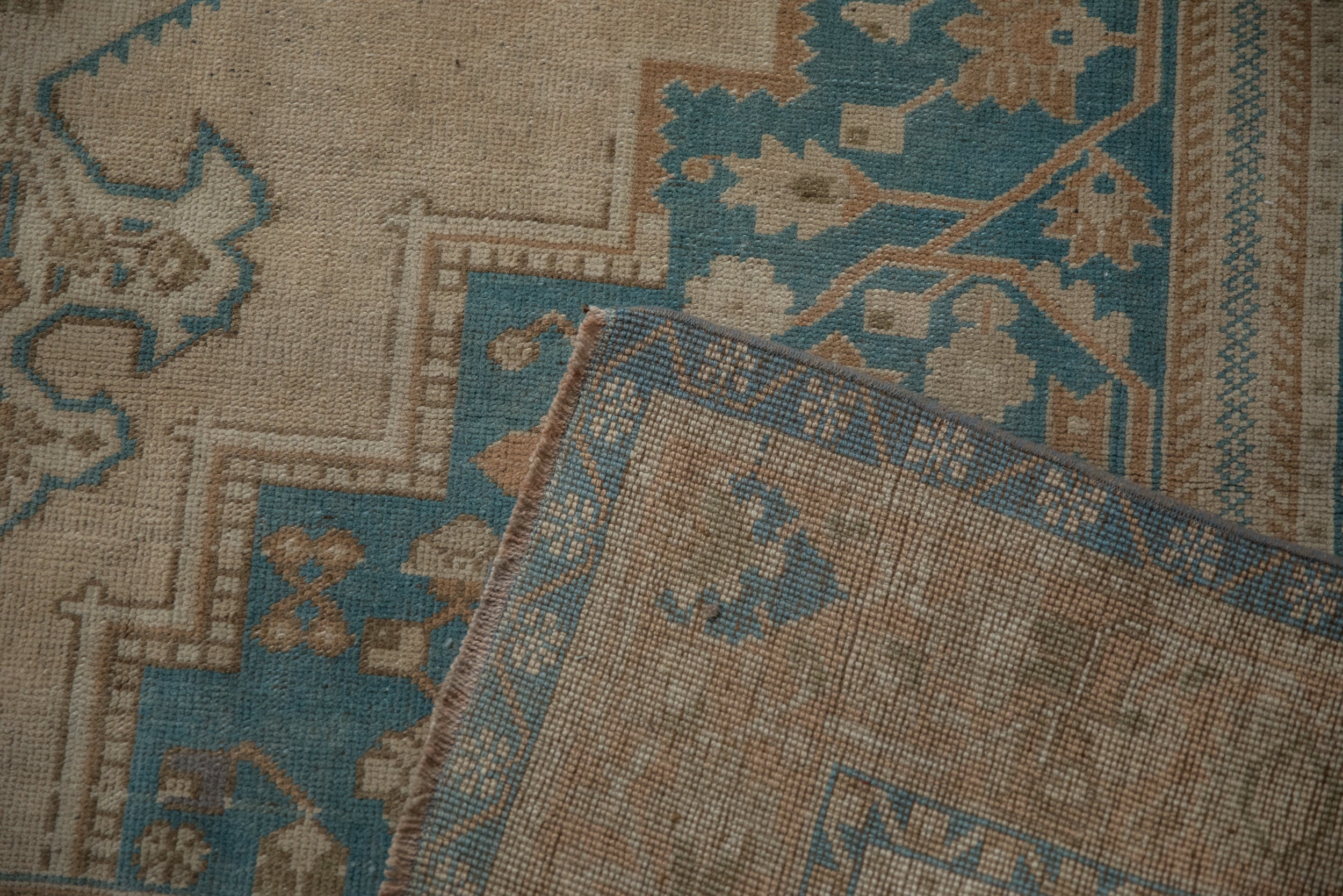6x9.5 Vintage Distressed Oushak Carpet by Old New House® - product image 11 for Resin Society
